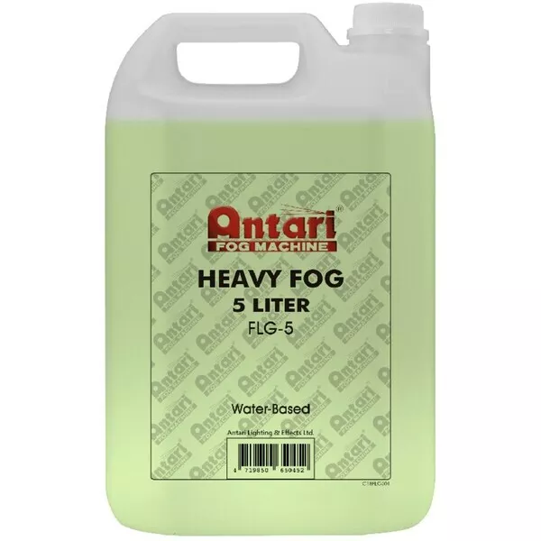 Antari Heavy Duty Smoke / Fog Fluid 5 Litre (Green Fluid) 2