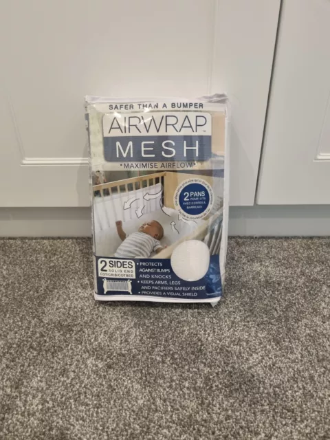 Airwrap mesh Cot Bumper 2 Sides