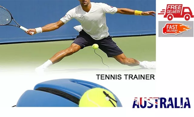 Single Solo Tennis Trainer Ball Training Base For Tennis Beginner Portable