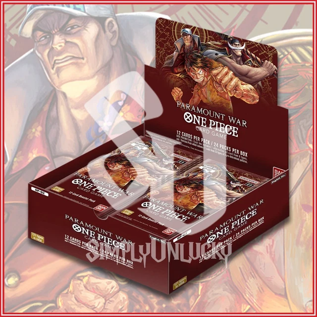 ONE PIECE CARD GAME PARAMOUNT WAR Booster Box (24 Packs) SEALED🔥D 0.99 PicClick ONE PIECE CARD GAME PARAMOUNT WAR Booster Box (24 Packs) SEALED🔥D 0.99 PicClick