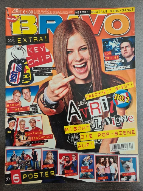 BRAVO 40/2002 Heft -Avril Lavigne, Billy Crawford, Tom Cruise, Timberlake- Top!