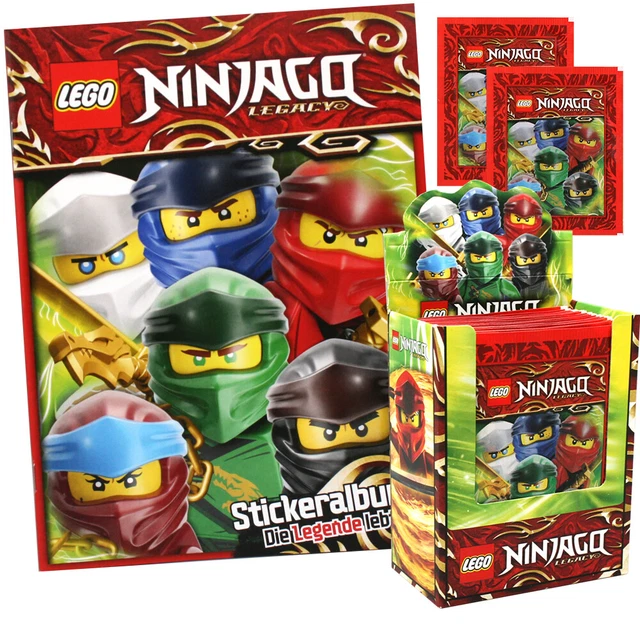 LEGO NINJAGO - Legacy Serie 2 - Sammelsticker Tüten Display Album zum ...