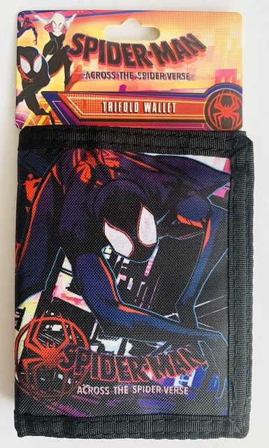 Spiderman Miles Morales Across The Spider-Verse Kids Trifold Wallet Ships FAST!