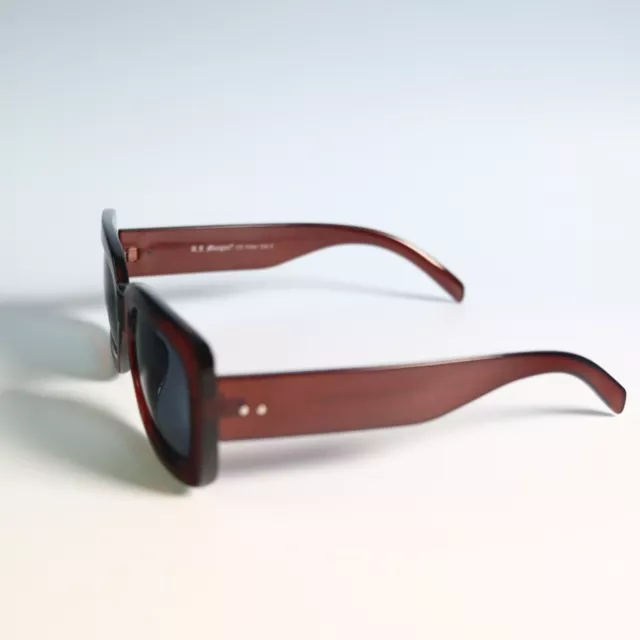 AJ Morgan 53848 52-21 136 Red Oversized rectangle sunglasses N3 2