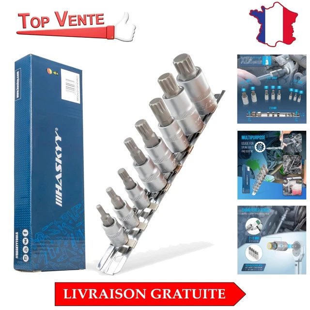 Coffret 19 Clés à Douilles 1/4″ Hoffmann Garant – Type 6 – Neuf