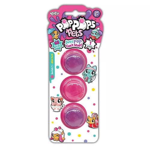 YULU YL40009 Pets (3 pops with 1 Character), Pink…