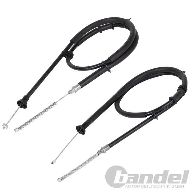 2x HANDBREMSSEILE HINTEN passend für FORD KA RU8 SEILZUG FESTSTELLBREMSE