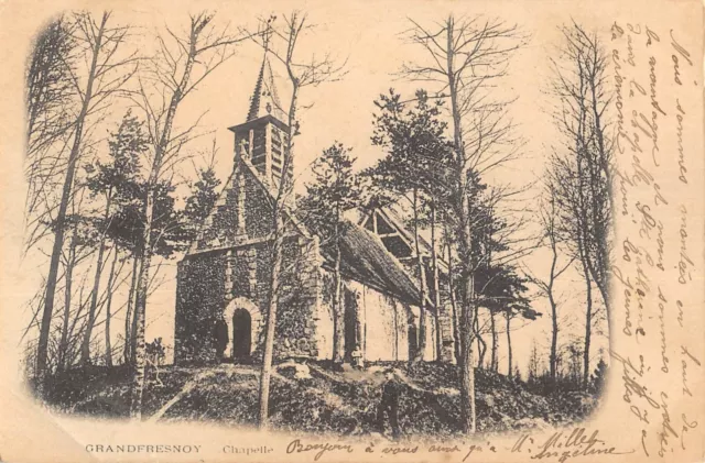 Cpa 60 Grandfresnoy / Chapelle