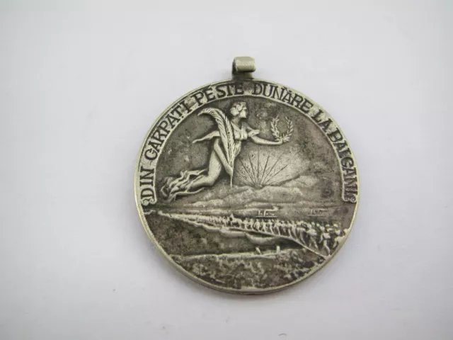 Medaille Rumänien Balkankrieg 1913 Carol 1.