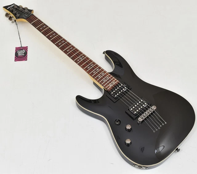 Schecter Omen-6 Left-Handed Guitar Gloss Black B Stock 2104