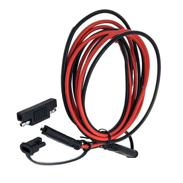 Affidabile cavo prolunga SAE per batterie camper auto 12AWG impermeabile