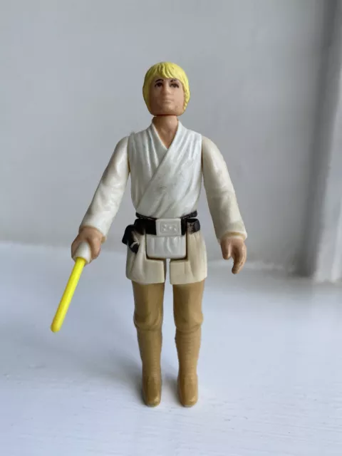 Vintage Star Wars Figure Luke Skywalker Farm Boy Hong Kong Original (1)