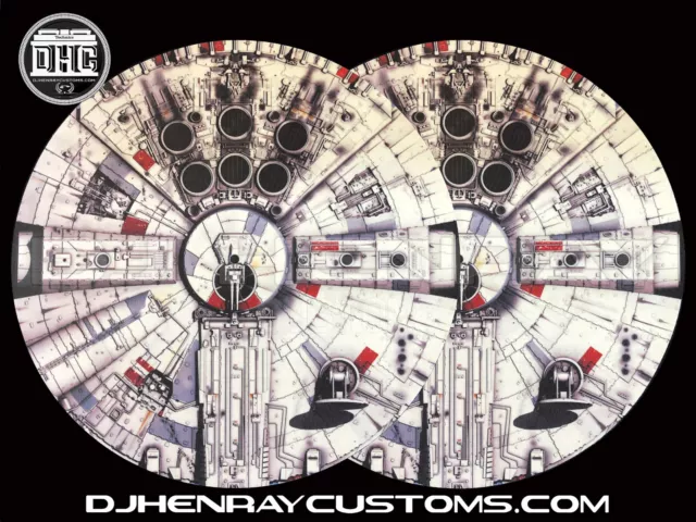 Millenium Dj Slipmats (pair) sl1200mk2 mk5 m3d m5g Technics or any turntable