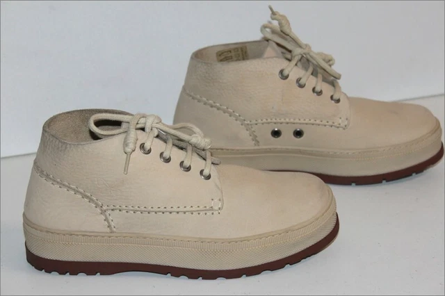 ELIZABETH STUART Boots à lacets Cuir Peau Beige T 38 TTBE