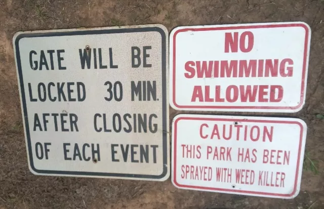 Retired Sign COMBO, Start Your Collection With 3 Unique Signs!!