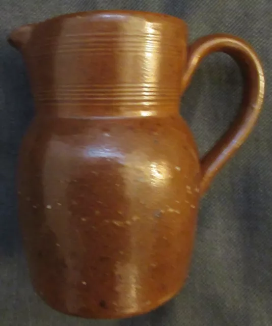 Antique French Salt Glazed Jug