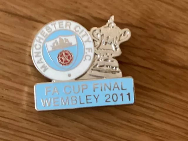 Manchester City Man City football club badge - FA Cup Final 2011