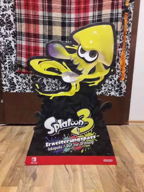 Splatoon 3 Aufsteller Werbung Promo Deko Nintendo Switch