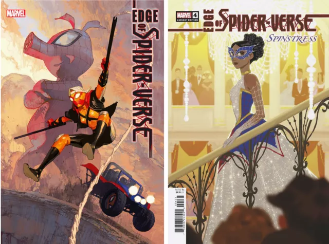 EDGE OF SPIDER-VERSE #4 (CASANOVAS & CHEN COVER A & B SET) ~ Marvel Comics NM/M