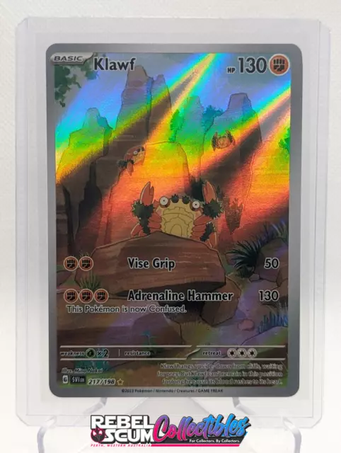 Pokemon Kingambit - 134/198 - Holo Rare - Reverse Holo NM-Mint Scarlet &  Violet