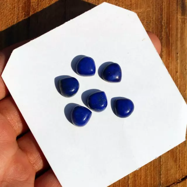 Natural Lapis lazuli loose Gemstones shape cabochon size 5mm To 6mm briolette