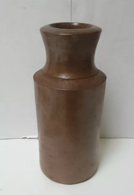 ancienne bouteille encre 19 ème vase grès pyrite era La Borne puisaye vintage 2