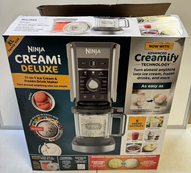 NINJA CREAMI DELUXE XL 11in1 NC501 Ice Cream & Frozen Drink Maker