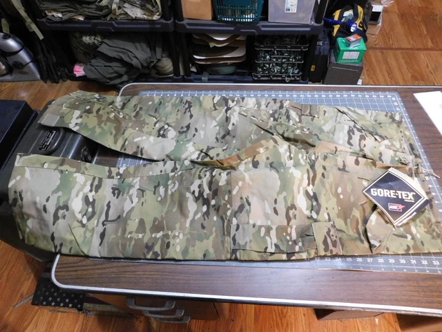 USGI Military APEC Gortex Cold & Wet Weather Trousers Multicam OCP Medium Long 3