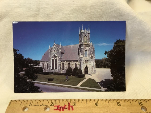 Bennington Vermont VT Vintage Postcard St Francis De Sales Catholic Church