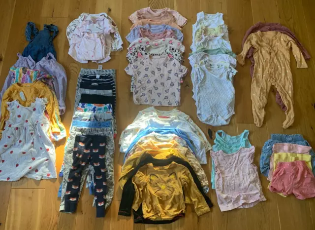 18-24 Months Girls Baby Clothes, Job Lot Bundle 1 *50+ Items* (Next, Mothercare)