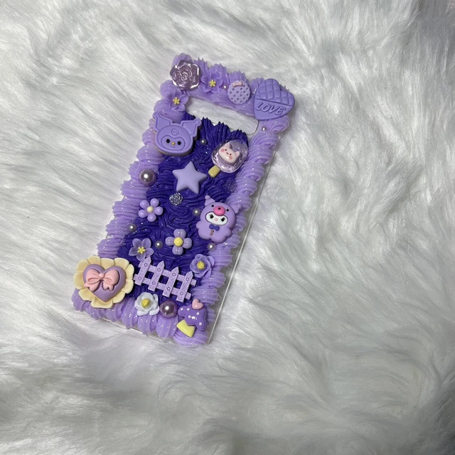 Kuromi Diy cute decoden diy phone case handmade Cover