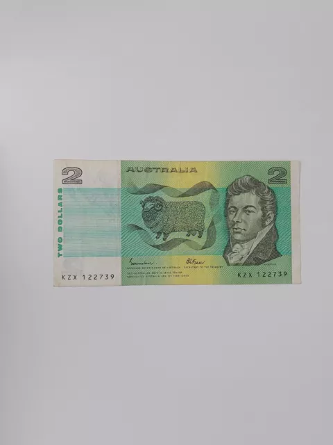 2 Dollars 1974 , Australien Banknoten Papiergeld Geldscheine