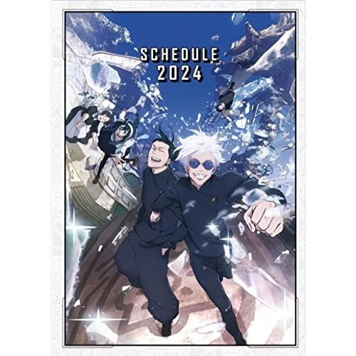 TV ANIME “JUJUTSU Kaisen” 2024 Schedule Book Planner B6 ‎EJK03 Japan