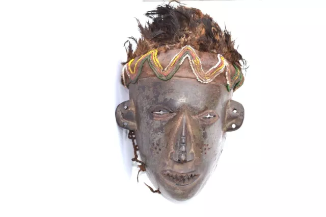 Fantastic African Female Ancestor Mask Chokwe Mwano Pwo Mask Angola