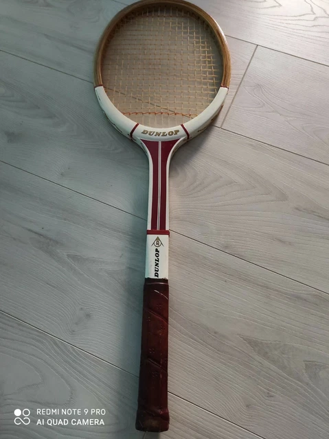 Raquette De Tennis Vintage Dunlop Alpha Bois – Avec Housse, UK