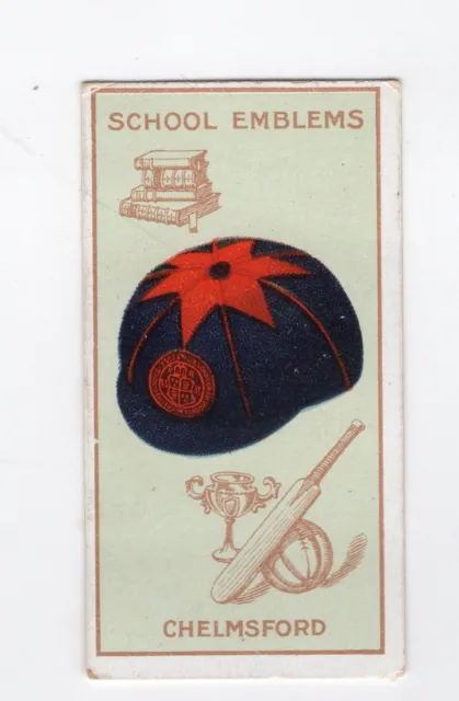 Carreras School Emblems Card 1929 #25 King Edward VI Chelmsford Essex