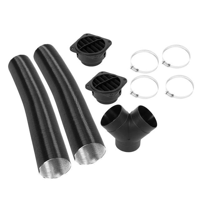 *75MM CAR DIESEL Heater Pipe Ducting Warm Air Vent Outlet Kits