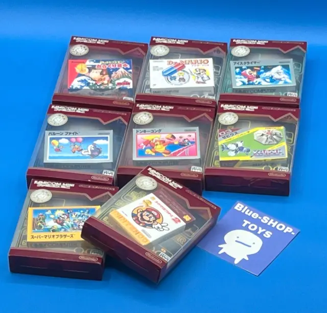 Lot 8 MARIO ~DONKEY KONG ~ Goemon  Nintendo famicom mini  Game Boy Advance Japan