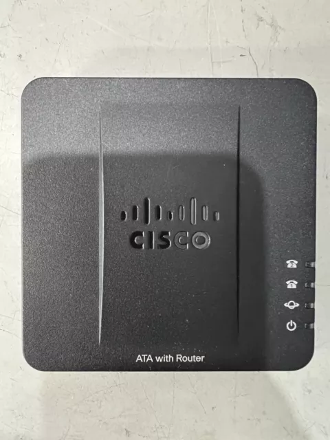 Used Cisco SPA122 ATA VoIP adapter 2 Lines Australian Plug (AU)