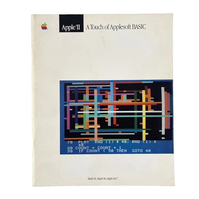 VTG 1986 Apple II A touch of AppleSoft BASIC Tutorial Manual #8