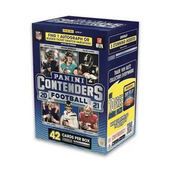 2021 Panini Contenders Football Nfl Sealed 6-Pack Blaster Box Brand New