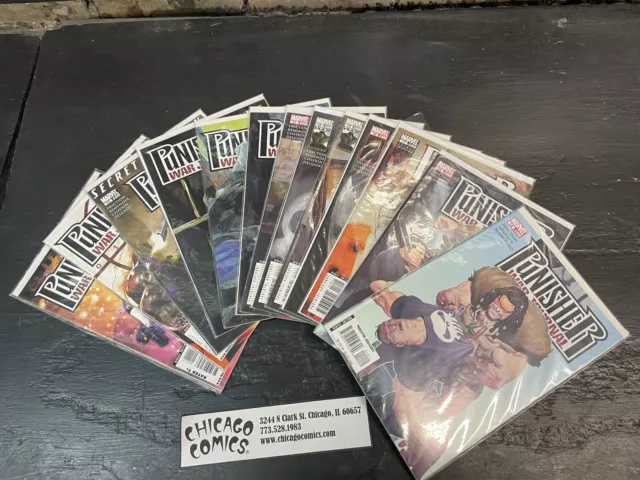 Punisher War Journal Marvel 2007 near complete set Missing #17