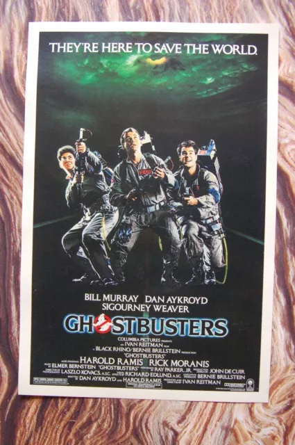 Ghostbusters Lobby Card Movie Poster #1 Bill Murray Dan Aykroyd Sigourney Weaver