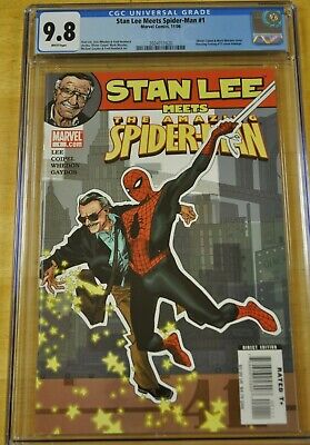 Stan Lee Meets Spider-Man #1 Cgc 9.8 Nm/M Wp Amazing Fantasy 15 Homage Cover