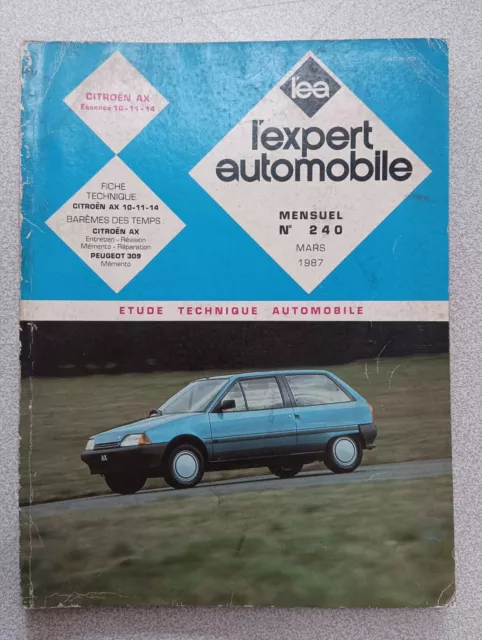 Rta Revue Technique Automobile Auto L'expert Citroën AX Essence 10 11 14 N240