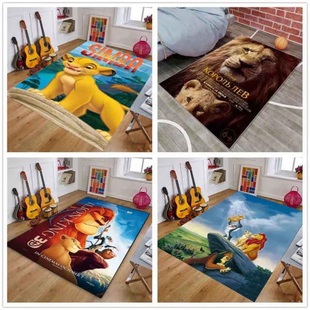 The Lion King Simba Bodenmatte Kinder Teppich Jungen Schlafzimmer Türmatte Matte