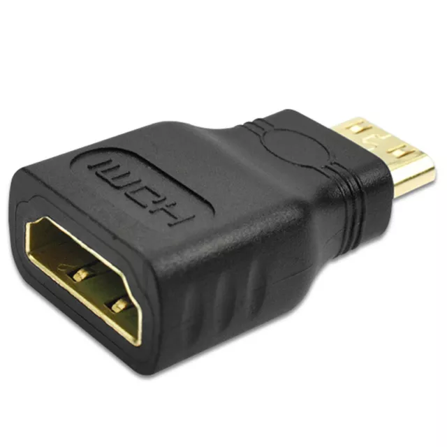 mini hdmi to hdmi adapter gold plated male to female converter for hdtv f~DC