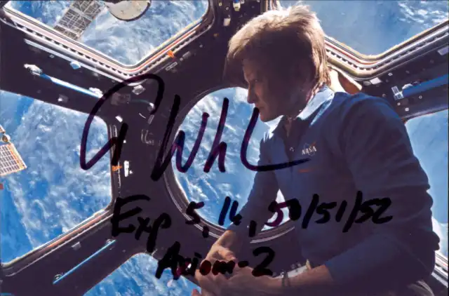 Peggy Whitson Signed 4x6 Photo Female NASA Space Shuttle Astronaut Autograph