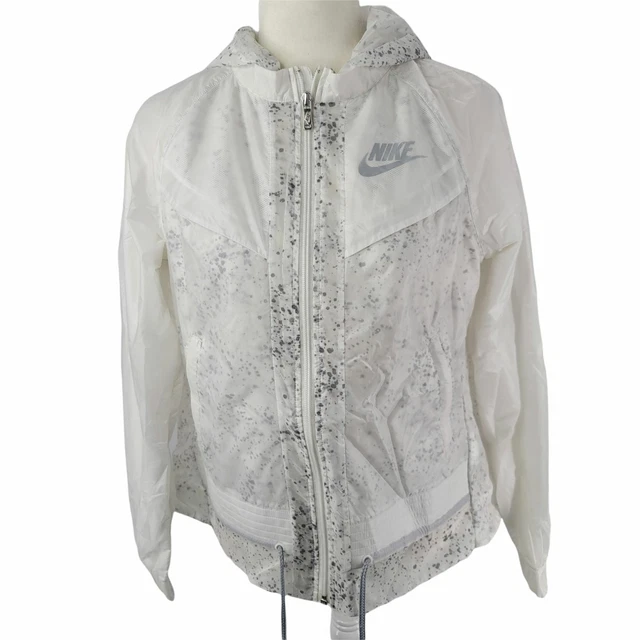 NIKE WIND RUNNER Splatter Jacket Rare Hard to Find Crystal Clear