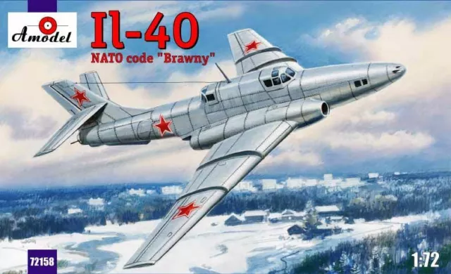 Amodel 72158 - 1:72 Ilyushin IL-40 "Brawny Soviet aircraft" - Neu